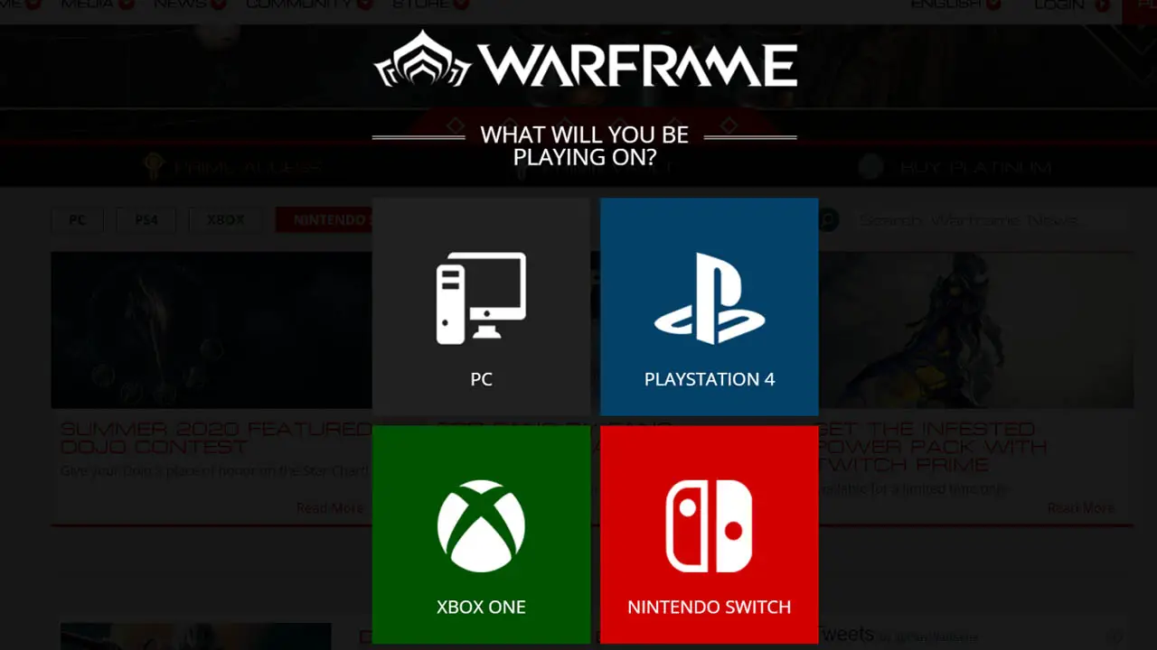 Warframe Console Availability