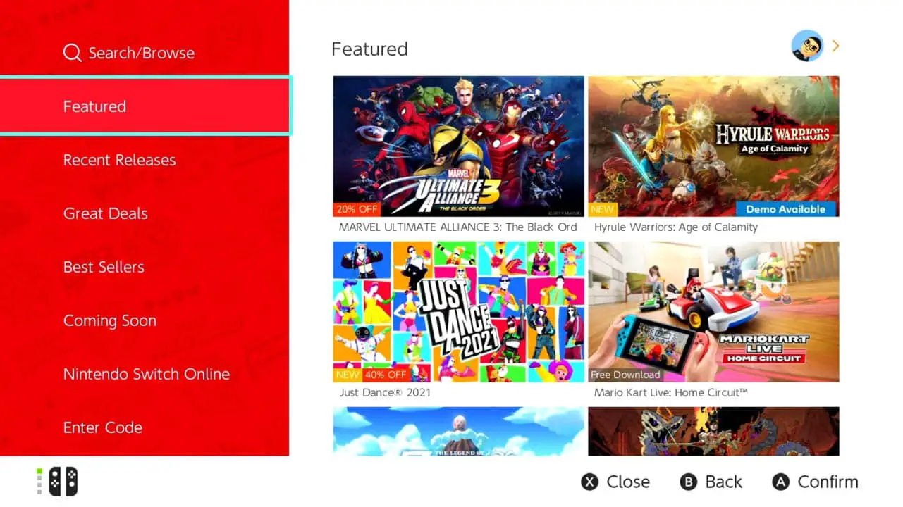 how to download games switch
