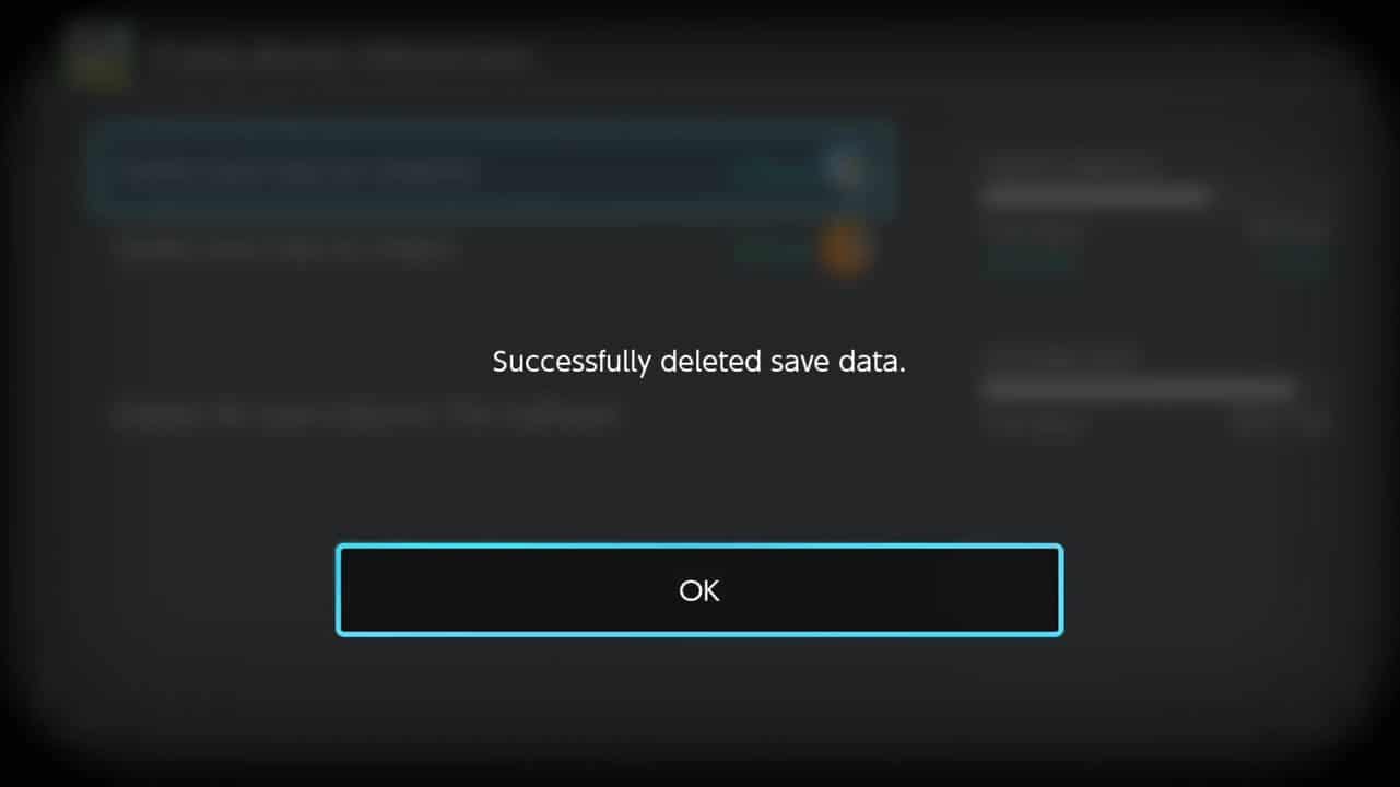 How To Delete Nintendo Switch Save Data Picture Guide | Bucket List Games