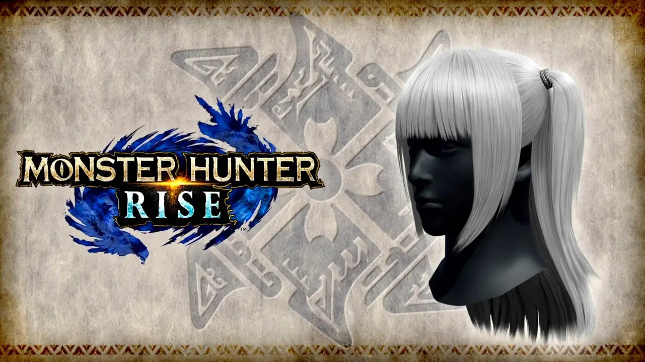 Monster Hunter Rise logo next to a face