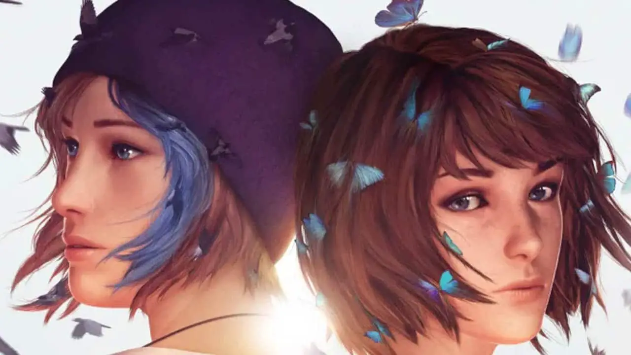 Two girls looking at the camera (Life is Strange official art)