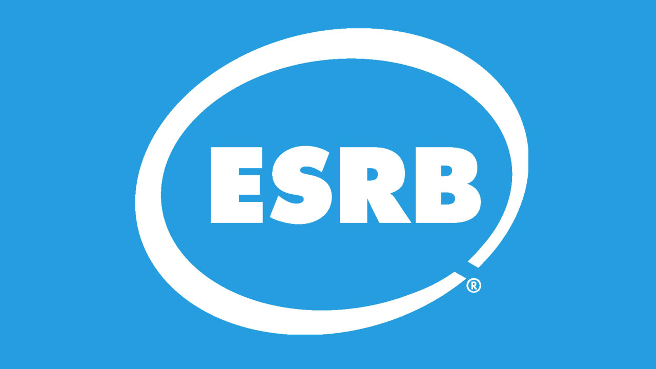 ESRB logo on blue background