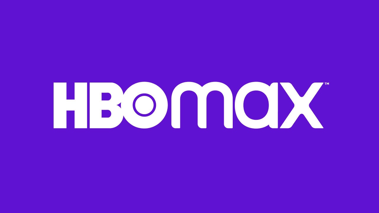 The HBO Max logo against a purple bakcground