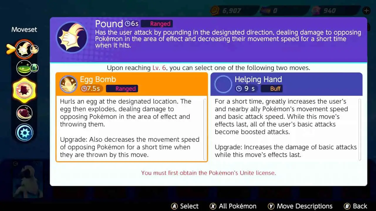 A wall of text explaining blissey's moves