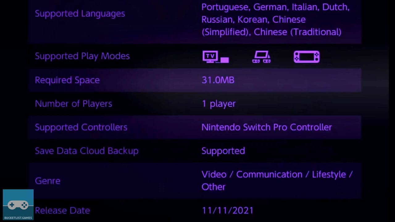 twitch switch product page dteails (black screen with purple detail font)