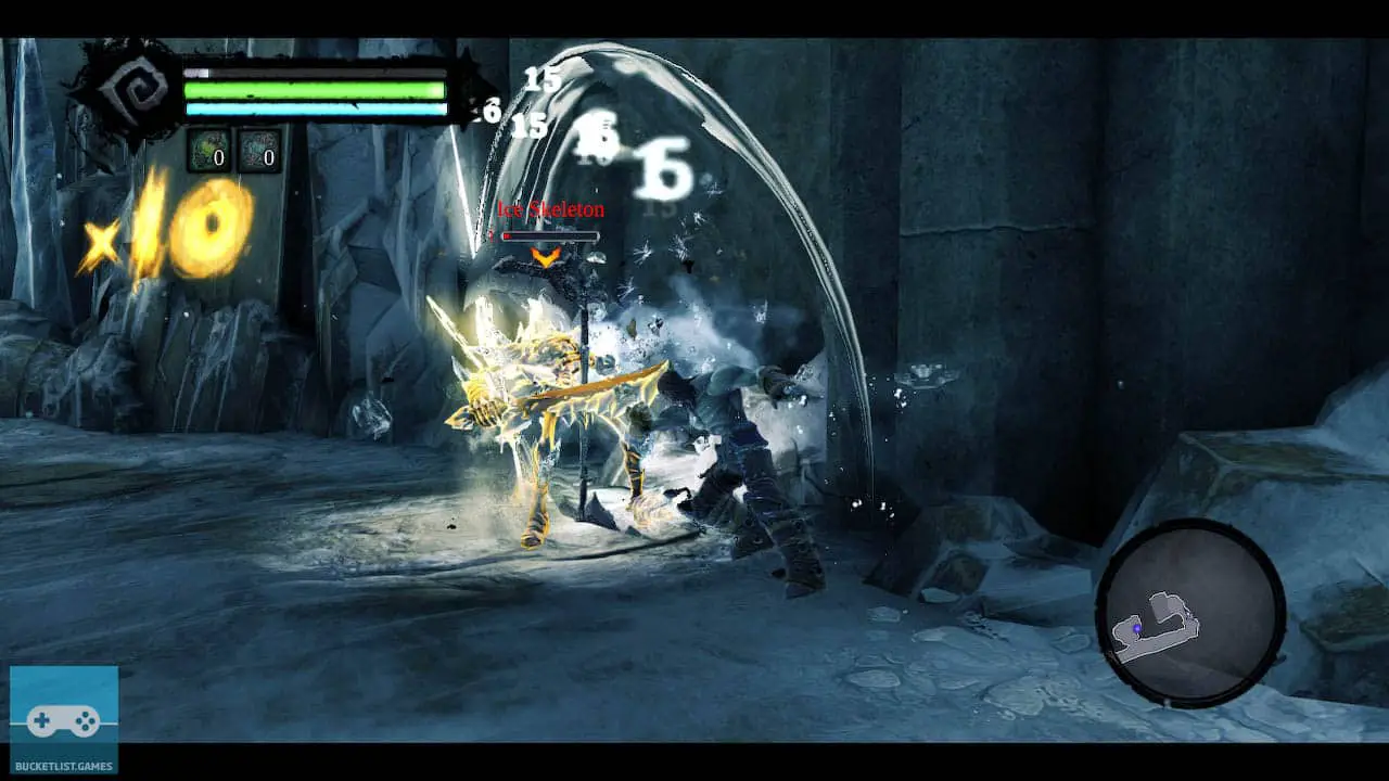 darksiders 2 screenshot of death fighting
