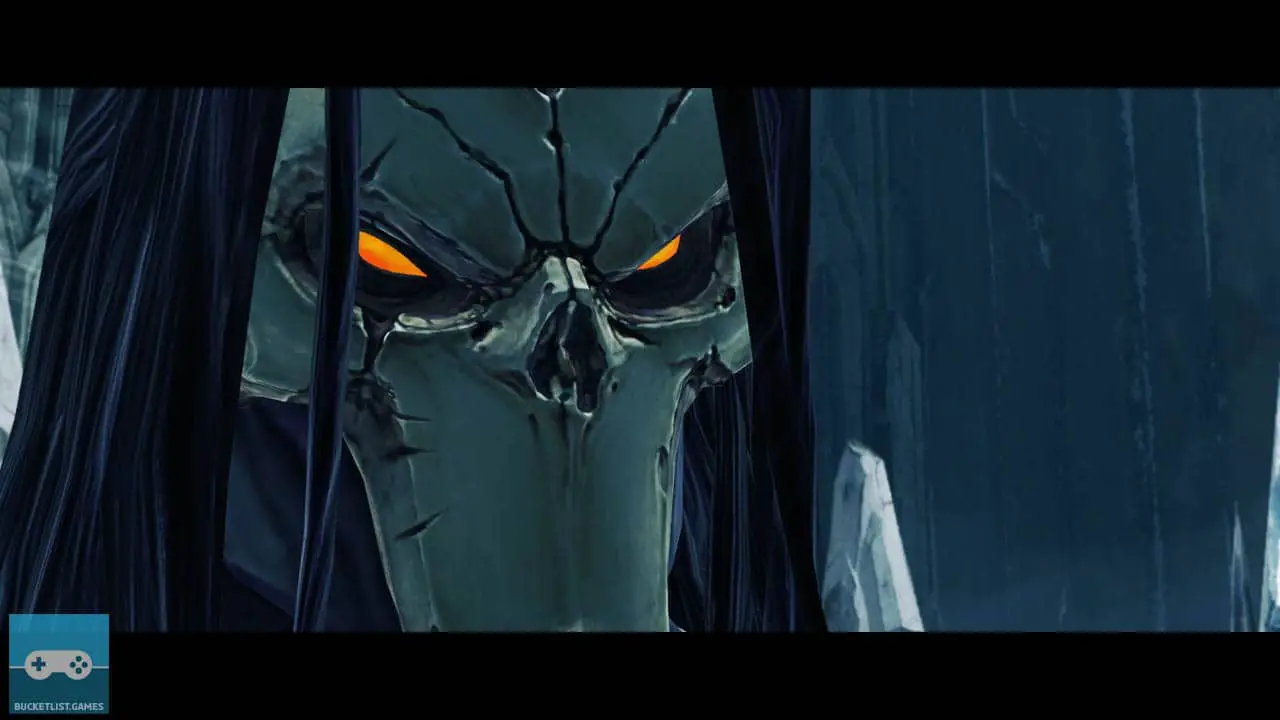 darksiders 2 screenshot of death's face