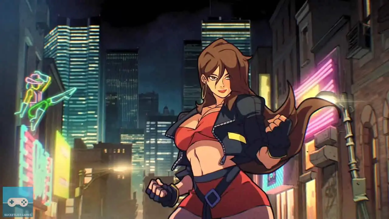streets of rage 4 main female character art