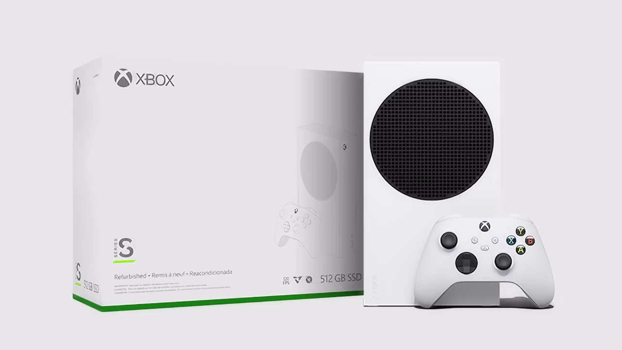 xbox series s white console, box, and controller